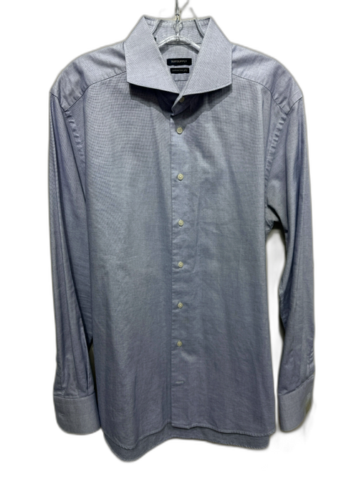 Suitsupply Size 16.5 Blue & White Cotton Button Down Men's Long Sleeve Shirt Blue & White / 16.5
