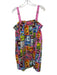 Camilla Size M/L Pink & Multi Organic Cotton Rhinestone tin fish print Dress Pink & Multi / M/L