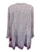 Poupette St. Barth Size M Pink & Purple Viscose Block Printed V Neck Mini Dress Pink & Purple / M