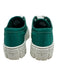 Prada Shoe Size 36 Green & White Nylon Low Top Lug Sole Platform Sneakers Green & White / 36