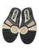 Louis Vuitton Shoe Size 8.5 Black & White Leather Denim Monogram Lace Sneakers Black & White / 8.5