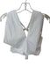 Staud Size 8 White Cotton Halter Neck Cropped Top White / 8