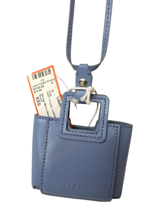 Staud Purple Leather Crossbody Bag Purple / XXS