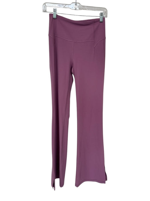 Lululemon Size 6 Mauve Nylon Blend Flare Interior pocket Athletic Leggings Mauve / 6