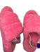 Ugg Shoe Size 8 Pink fuzzy Mule Platform Logo Slippers Pink / 8