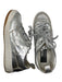 Golden Goose Shoe Size 37 Silver Metallic star Leather Sneakers Silver / 37