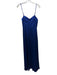 Adrianna Adrianna Papell Size 0 Blue Polyester Satin Spaghetti Strap Gown Blue / 0