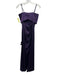 Liv Foster Size 0 Purple Polyester Satin Strapless Back Cut Out Side Zip Gown Purple / 0
