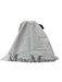 Max Mara Gray Leather Ostrich Top Handle Trapezoid Magnetic Close Bag Gray / Small