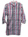 Anne Fontaine Size 40 / s Pink, Navy & Multi Cotton Blend Long Sleeve Dress Pink, Navy & Multi / 40 / s
