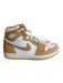 Nike Shoe Size 10 Beige Leather Lace Up Two Tone High Top Air Jordan Shoes Beige / 10