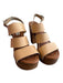 Steve Madden Shoe Size 6 Brown Leather & Manmade Strappy Ankle Strap Shoes Brown / 6