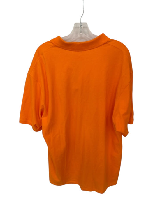 Putter Winbrook Size XXL Orange & Green Print Pima Cotton Solid Men's Polo Orange & Green Print / XXL