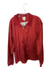 Peter Millar Size XXL Burnt Orange Nylon Solid Full Zip Bomber Men's Jacket Burnt Orange / XXL