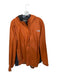 The North Face Burnt Orange Nylon Hood Full Zip Athletic Men's Raincoat Burnt Orange / XL