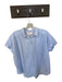 XiRENA Size XS Baby Blue Cotton Cap Sleeve Button Down Collar Top Baby Blue / XS