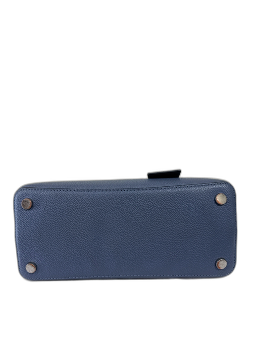 Kate Spade Blue & Grey Leather Top Handles Detachable Straps Shoulder Bag Blue & Grey / Medium