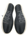 P448 Shoe Size 38 Silver & Gray Leather Upper Glitter Low Top Lace Up Sneakers Silver & Gray / 38