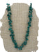Green Semi - Precious Stones Bead Hook Clasp Necklace Green