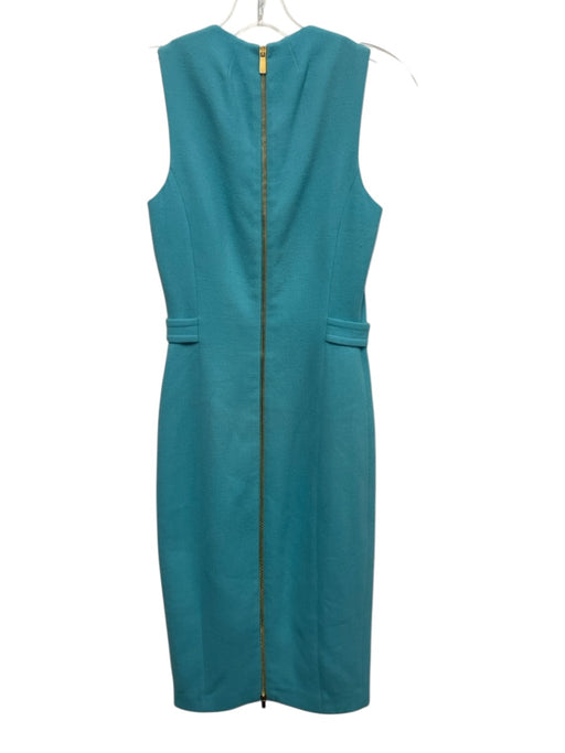 Michael Kors Collection Size 2 Light Blue Cupro Blend Sleeveless Back Zip Dress Light Blue / 2