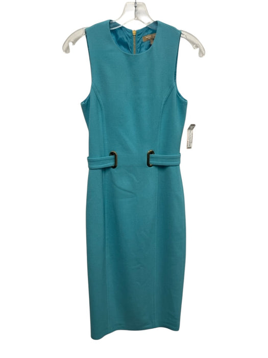Michael Kors Collection Size 2 Light Blue Cupro Blend Sleeveless Back Zip Dress Light Blue / 2