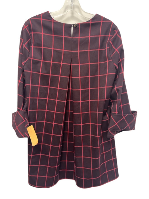Tuckernuck Size XS Pink, Blue, Burgundy Polyester Blend Long Cuff Sleeve Dress Pink, Blue, Burgundy / XS