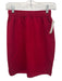 St. John Collection Size 6 Red No Fabric Tag Elastic Waistband Knit Pencil Skirt Red / 6