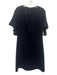 Elie Tahari Size 12 Midnight blue Triacetate Blend 1/2 Flutter Sleeve Dress Midnight blue / 12
