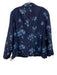 J Crew Collection Size 16 Navy Blue Wool Blend Floral Jacquard Pocketed Jacket Navy Blue / 16