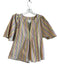 Pomander Place Size XXS Multi Polyester Half Sleeve Striped Round split neck Top Multi / XXS