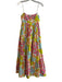 S/W/F Size XS Multi Cotton Spaghetti Strap Abstract Floral Ankle Length Dress Multi / XS