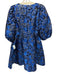 Lilly Pulitzer Size xs / 2 Blue, Black & Gold Polyester Blend Brocade Dress Blue, Black & Gold / xs / 2