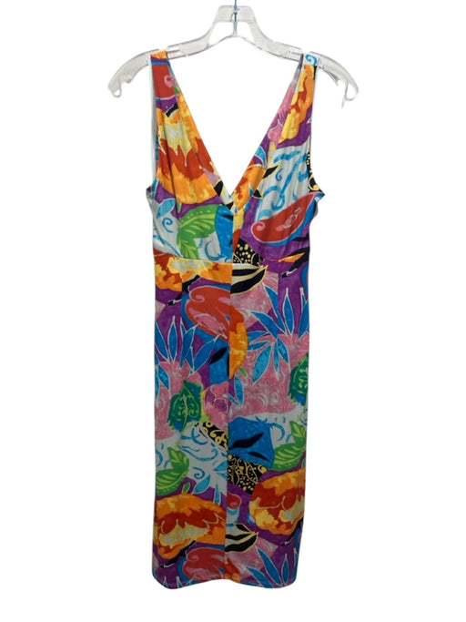 Lauren Ralph Lauren Size S / 6 Multi Color Polyester Blend Abstract Print Dress Multi Color / S / 6
