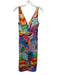 Lauren Ralph Lauren Size S / 6 Multi Color Polyester Blend Abstract Print Dress Multi Color / S / 6
