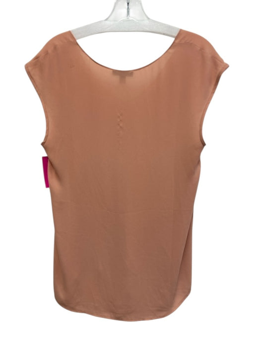 J Crew Size 6 Pink Polyester Wide Neck Sleeveless Crepe Top Pink / 6
