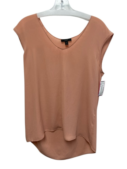 J Crew Size 6 Pink Polyester Wide Neck Sleeveless Crepe Top Pink / 6