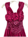 Mike Benet Size 6 Hot pink Sequined Sleeveless Gown Hot pink / 6