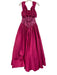 Mike Benet Size 6 Hot pink Sequined Sleeveless Gown Hot pink / 6