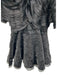 Aje. Size 12 Black Polyester Cutout Ruffle Mini Dress Black / 12