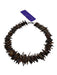Copper Brown Shell Biwa Pearl Stick Beads Hook Closure Necklace Copper Brown