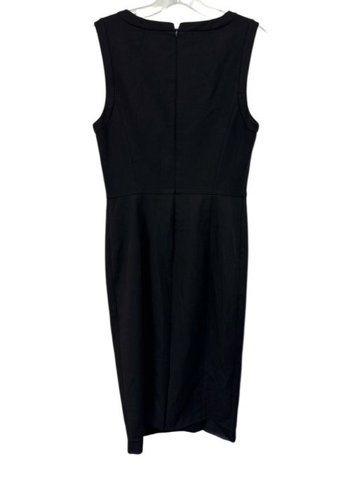 J. Crew Size s / 4 Black Viscose & Polyester Sleeveless Round Neck Dress Black / s / 4
