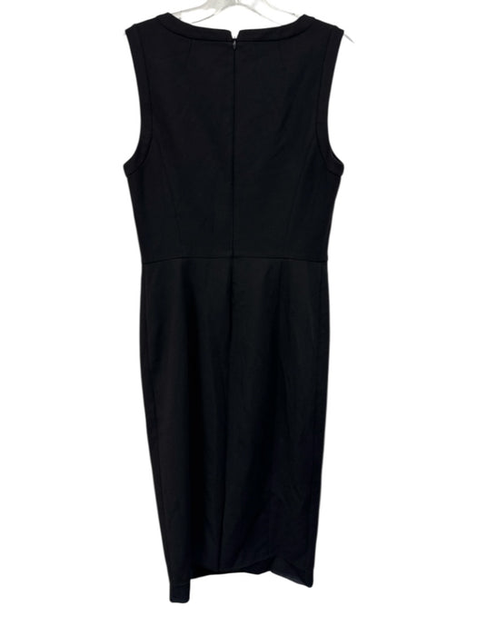 J. Crew Size s / 4 Black Viscose & Polyester Sleeveless Round Neck Dress Black / s / 4