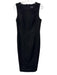 J. Crew Size s / 4 Black Viscose & Polyester Sleeveless Round Neck Dress Black / s / 4