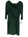 Lauren Ralph Lauren Size S / 6 Dark Green Polyester Blend 3/4 Sleeve Dress Dark Green / S / 6