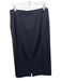 Armani Collezioni Size 12 Black Missing Fabric Tag Back Zip Pencil Skirt Black / 12