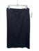 Armani Collezioni Size 12 Black Missing Fabric Tag Back Zip Pencil Skirt Black / 12