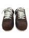 Nike Shoe Size 8 Brown & White Suede & Textile Round Toe Lace Up Sneakers Brown & White / 8