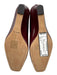 Dolce Vita Shoe Size 8 Wine Red Leather Upper Crinkle Pointed Square Toe Mules Wine Red / 8