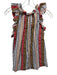 Ulla Johnson Size 6 White, Brown & Red Cotton Striped Sleeveless Striped Top White, Brown & Red / 6