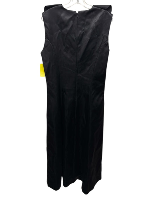 Philosophy di Lorenzo Serafini Size 10 Black Acetate Satin Sleeveless Dress Black / 10